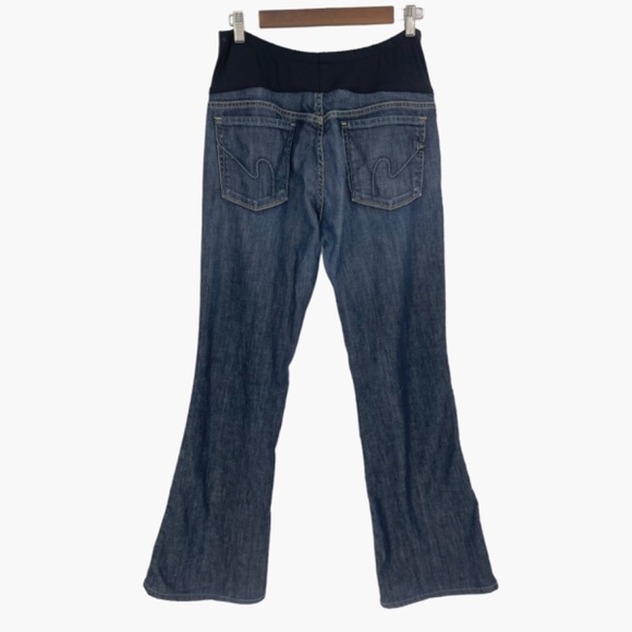 Citizens Of Humanity Maternity Dark Wash Kelly Bootcut Jeans - Picture 2 of 7
